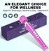 VZVJTR 10 Handheld Electric Back Massager, Speed Wired Deep Tissue Vibrating Massager for Muscle Aches (Purple)