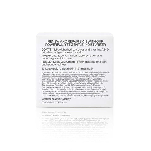 Little Seed Farm Goat's Milk Face Moisturizer - All Natural Organic Cream, 2.0 Ounce
