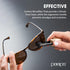 Red-1 Count (Pack 1) Peeps Glasses Cleaner - for Eyeglasses, Reading Glasses, and More - Lens Cleaner with Carbon