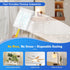 50 Count Heavy Duty Duster Replacement with 1 Handle, 180° Multi-Surface Feather Duster Refills Compatible with Swiffer
