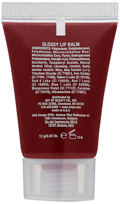 ZOYA Lip Gloss, Marachino, 0.42 Ounce