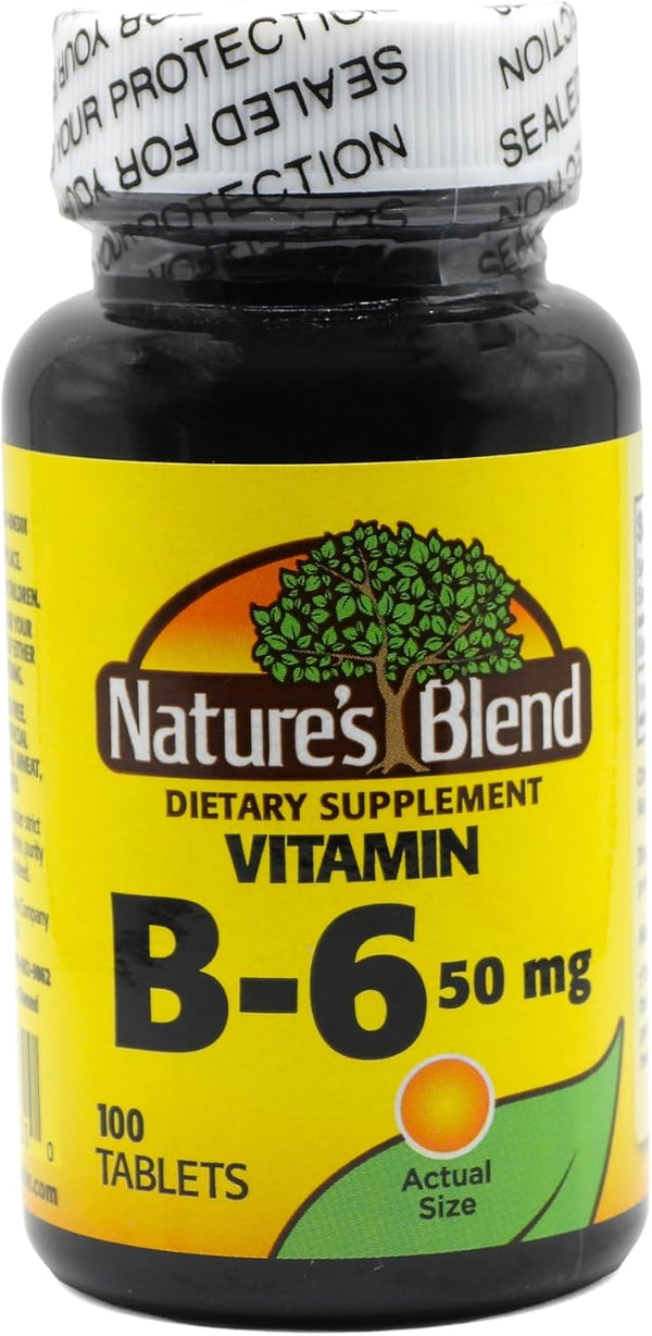 Nature's Blend Vitamin B-6 - 50mg