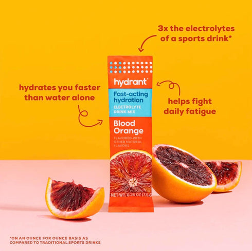 Pack, 30 Packets Hydrant - Hydration Powder Variety Individual Instant Electrolyte Rehydration - Low Sugar Drink Mix
