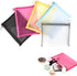 patu Zipper Mesh Bags, Size L/A5, 5 Pieces, Black Beauty Makeup Cosmetic Organizer, Travel Toiletry Kit
