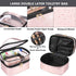 FITINI 3 Pieces Makeup Bags, Double Layer Travel Large Cosmetic Cases, Waterproof Small Zipper Pouch for Women