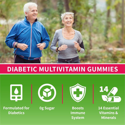 YumVs Multivitamin Gummies, Sugar Free Supplement for Women & Men, Natural Raspberry Flavor Chewables - 60 Count
