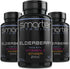 Smarter Elderberry Capsules - 180 Vegan Pills (3 Pack) - Vitamin C, Ginger & Zinc for Immune Support, Powerful