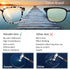 Henotin 4-Pack Blue Light Blocking Reading Glasses, Spring Hinge Computer Readers, Anti UV Ray Square Eyeglasses