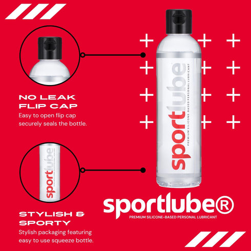 Premium Silicone Lubricant (8.1oz), Personal Sexual Lubrication for Men and Women, Long Lasting, Hypoallergenic