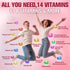 Gummies D3 K2 3 CoQ10 B12, B1, B2, B3, B5, B6, B7 B9 Ultra Methylated Vitamin B Complex Sugar Free - All B Vitamins +