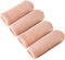 Makhry 4pcs Adjustable Cuttable Gel Toe Covers, Ribbed Knit Toe Caps, XL