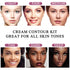 Youngfocus Cosmetics Cream Contour Kit, 8 Colors Contouring Foundation, Highlighting Makeup Palette, Vegan &