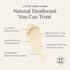Little Seed Farm All Natural Deodorant Cream, Aluminum Free for Women or Men, 2.4 Ounce - Activated Charcoal