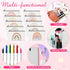 24 Pcs Rainbow Cosmetic Bags, Motivational Quotes Makeup Pouch with Zipper, Inspirational Gifts for Women