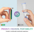 Pill Organizers, Waterproof Single Chamber Stainless Steel Travel Pill Box, Keychain Holder for Purse
