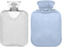 SyXIOP 2L Light Blue hot-Water Bottle with Soft Cover, Warm Water Bottle for Bed for Menstrual Cramps, Menstrual