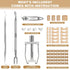 Ingrown Toenail Removal Kit, Professional Ingrown Toenail tool Kit with Ingrown Toenail Corrector, 50PCS Ingrown Toenail Corrector Patch & 30PCS Toenail Corrector Strips for Toe Pain Relief