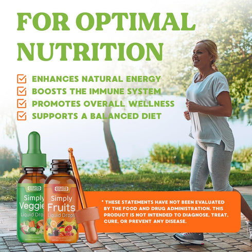 Simply Nature's Promise - Fruit and Vegetable Liquid Drops, Whole Food Superfoods, Made in The USA