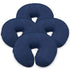 London Linens Pack of 4 Blue Premium Extra Thick 100% Cotton Flannel Massage Tables Face Cradle Covers