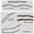 MTLEE 24 Pcs U Shaped Hair Pins, Ballet Bobby Pins for Updo with Storage Box for Women Girls (Brown, 2.5 Inch, 3 Inch)
