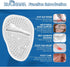 Ball of Foot Cushions, Metatarsal Pads for Women (2 Pairs), Gel Heel Cushions for Foot Pain Relief and Comfort (Beige &