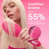 Wet Brush Shower Hair Brush Detangler - Ultra-soft IntelliFlex Bristles for Wet & Dry Hair, Black Glitter