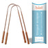 Baest Tongue Scraper • Premium 100% Copper Tongue Cleaner (2 Pack) • Ayurvedic Tool to Improve Oral Health