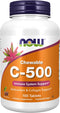 NOW Supplements Vitamin C-500: Antioxidant Protection, Cherry Flavor, 100 Chewable Lozenges