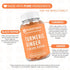 Turmeric Ginger & Black Pepper Gummies for Joint Health, Delicious Peach Flavor, Gluten Free, Vegan, 60 Gummies.