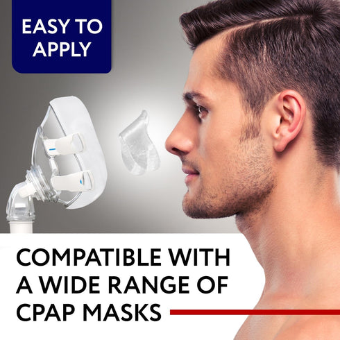 Impresa 10 Pack Custom-Trimmable Nasal & Nose Pads for CPAP Mask - Comfort Pad for Sleep Apnea