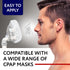 Impresa 10 Pack Custom-Trimmable Nasal & Nose Pads for CPAP Mask - Comfort Pad for Sleep Apnea