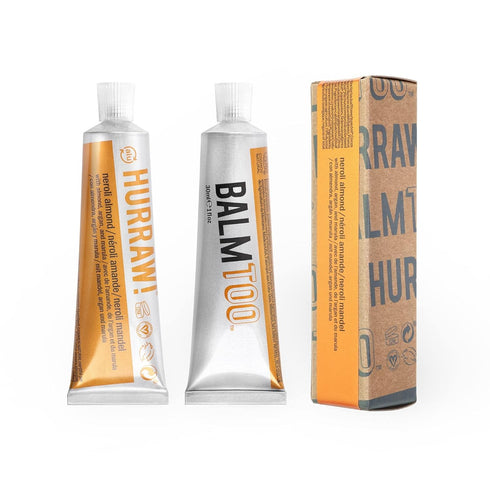 Hurraw! Balmtoo Squeezable Balm, Neroli Almond, Ultra-Moisturizing, Natural, Organic, Made in USA