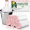 Magesh 3 Gallon Trash Bag Drawstring - White Small Mini Garbage Bags For