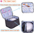 PU Leather Nail Polish Organizer and Nail Lamp Case, Holds 30+ Bottles (15ml - 0.5 fl.oz) with Manicure Tools