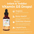 MaryRuth Organics Vitamin D USDA Organic, Sugar Free Liquid Drops for Immune Support, 90-150 Servings
