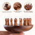 HX YUEGOUHUI 5 Wooden Trigger Point Massage Tool, Wood Spider Shape Legs Massager for Women Men Neck Shoulder Back