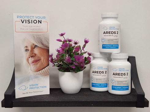 AREDS 2 Eye Vitamin & Mineral Supplement for Ocular Health, 120 Mini Softgels with Natural Ingredients