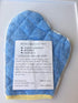Soft Microfiber Dust Mitt, Comfortable Reusable Cleaning Cloth Glove for Living Room, Bathroom, and Kitchen | Blue