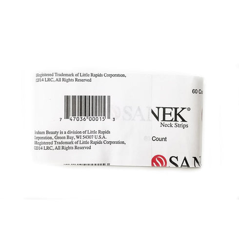 Sanek Neck Strips, 60 Strips Per Pack