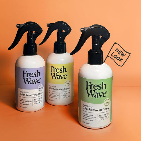 Fresh Wave Lemon Odor Eliminator Spray & Air Freshener, 8 oz, Natural Plant-Based Odor Eliminator