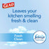 Glad 8 Gallon Medium Kitchen Drawstring Trash Bags, 80 Count White Mini Trash Bags, Fresh Clean Scent