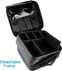 Relavel Travel Makeup Train Case - Makeup Cosmetic Case Organizer, Portable Artist Storage Bag with Adjustable Dividers