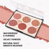 KYDA 6 Colors Blush Palette, Matte and Shimmer Blush Palette, Smooth Blendable Powder, Multiuse Blusher Makeup with