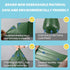UNMEEE 10 120 Counts Gallon Trash Bags Extra Strong Tall Garbage Bags, Biodegradable Wastebasket Liners for Kitchen