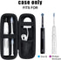 Toothbrush Hard Travel Case Compatible with Philips Sonicare Protectiveclean 4100, 5100, 6100, 6500, Fits Oral-B Pro