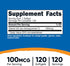 K2 MK-7 (100 120 Nutricost Vitamin Supplement mcg) Softgels - GMO-Free
