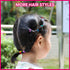 Teenitor Color Elastic Hair Bands, Hair Ties (2000pcs Multi Color Hair Holder Hair Tie Elastic Rubber Bands for Baby