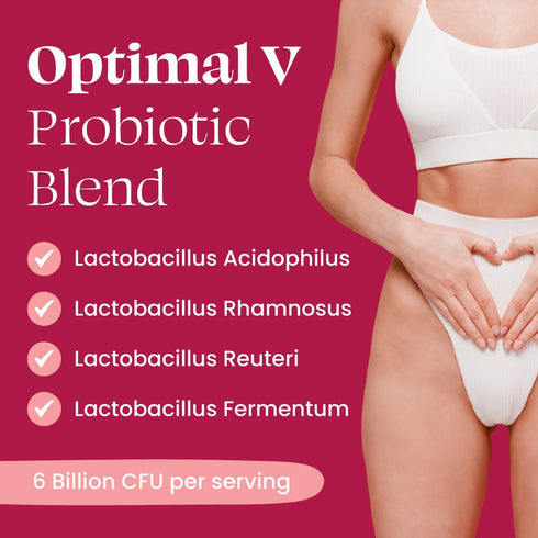 Optimal Prime Vaginal Probiotics for Women, 120 Capsules, with Prebiotics, Cranberry Extract, Supports Healthy Vaginal