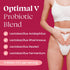 Optimal Prime Vaginal Probiotics for Women, 120 Capsules, with Prebiotics, Cranberry Extract, Supports Healthy Vaginal