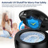 Ultrasonic Retainer Cleaner Machine for Dentures, Mouth Guards, Braces, Toothbrush Heads, Jewelry, 200ML Capacity,